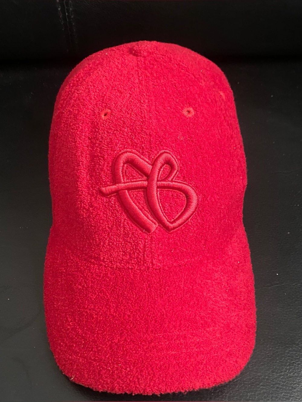 FUBU Red Terry Cloth Baseball Cap